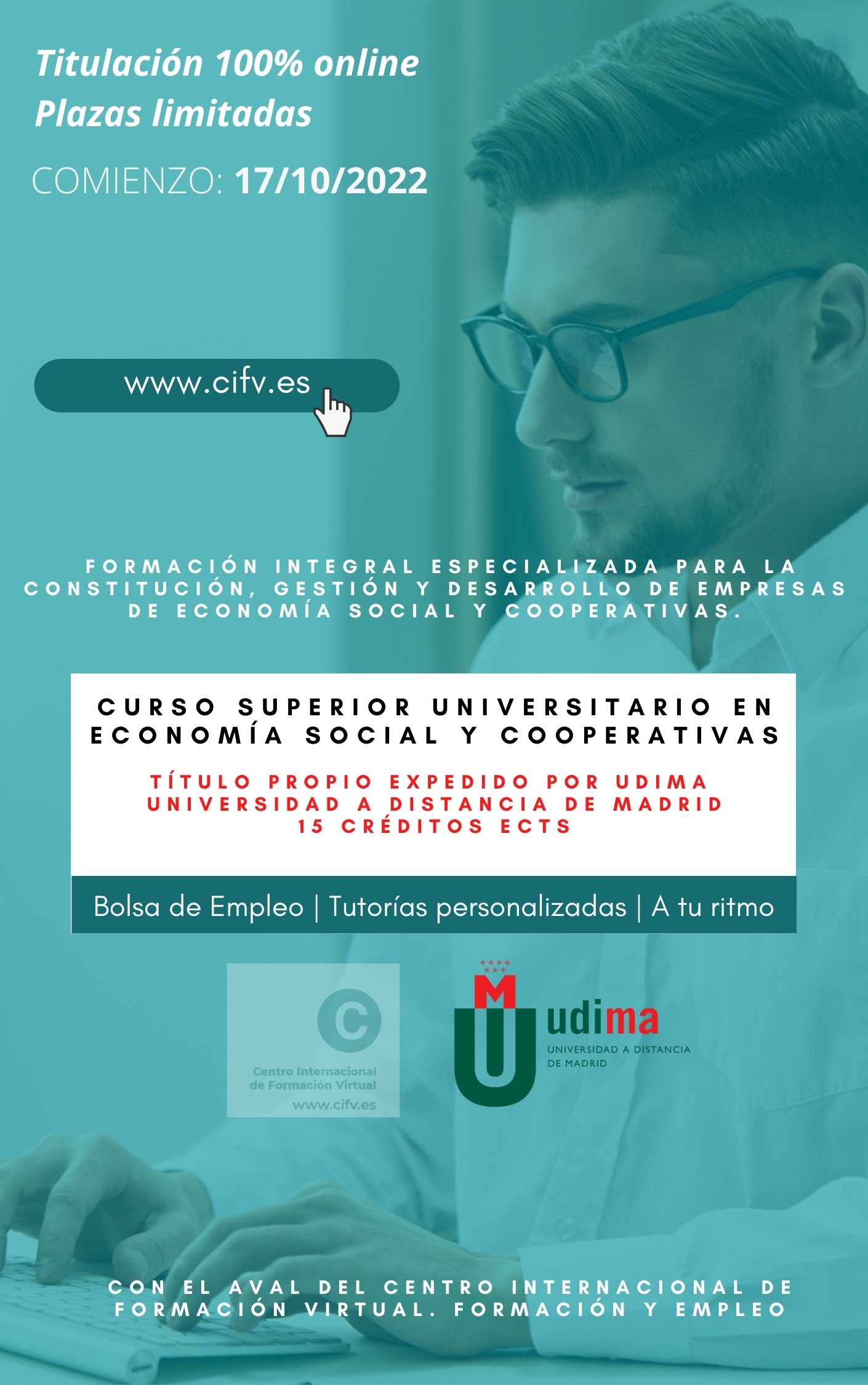 Curso Superior Universitario en Economia Social y Cooperativas CIFV UDIMA