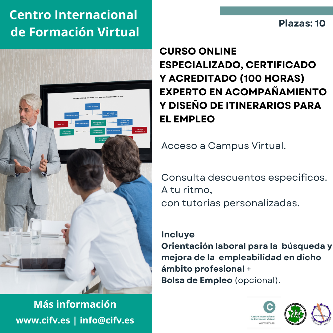 EXPERTO ITINERARIOS PARA EL EMPLEO CURSO ONLINE