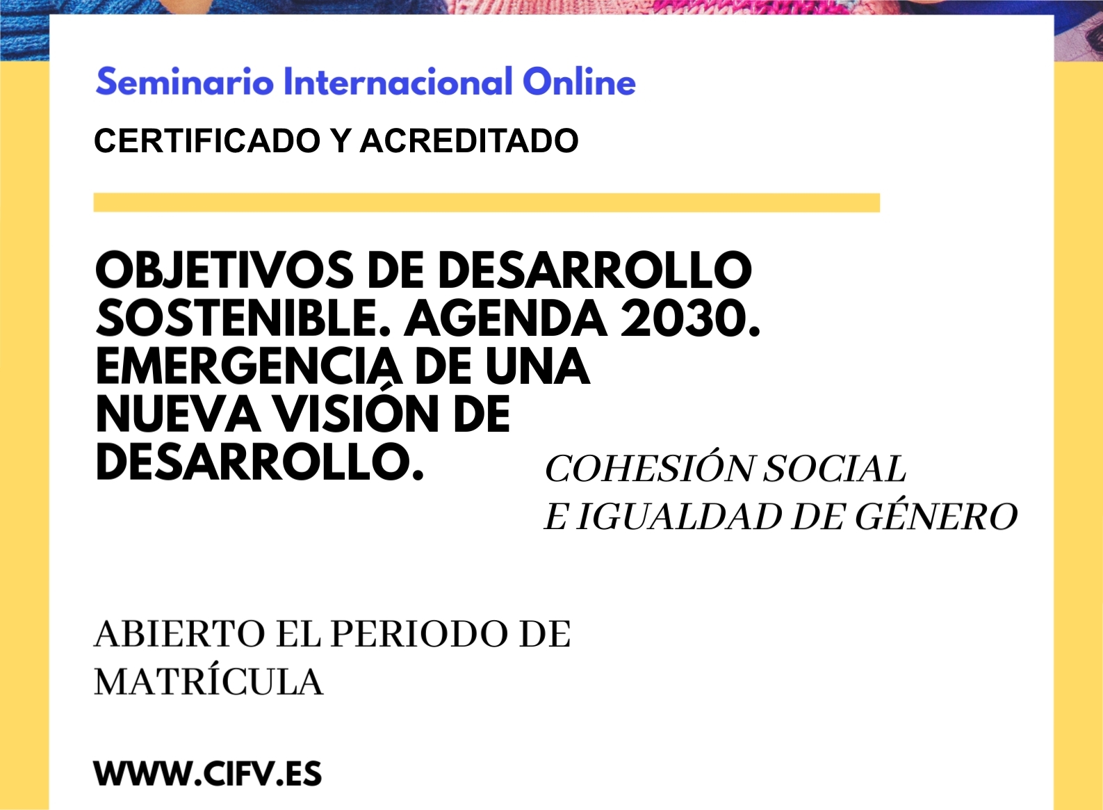 Seminario ODS preinscripciones
