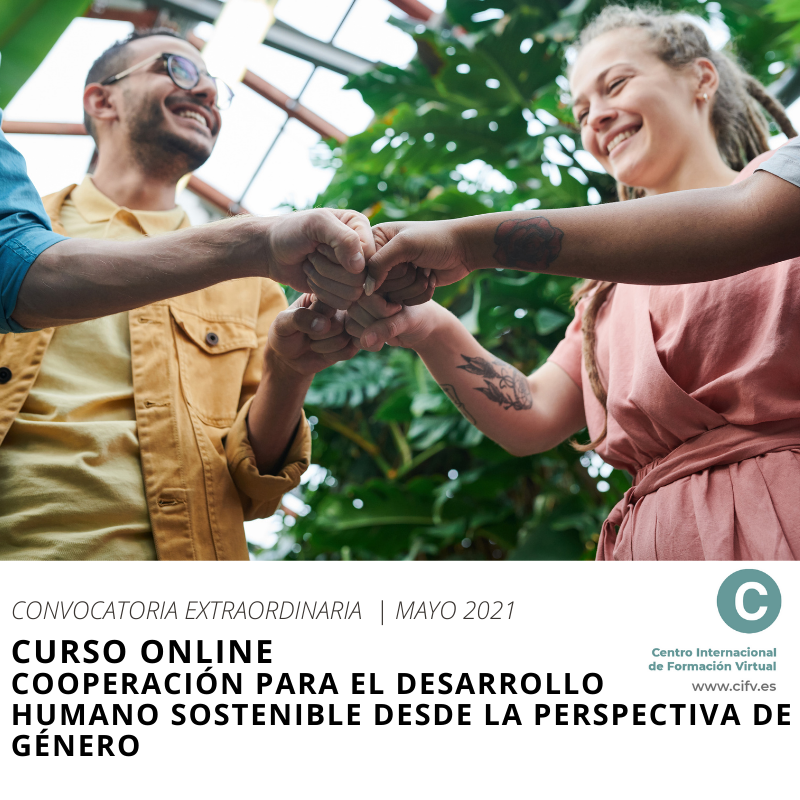 Curso Online Especializado, Certificado y Acreditado: Cooperación para el Desarrollo Humano Sostenible desde la Perspectiva de Género