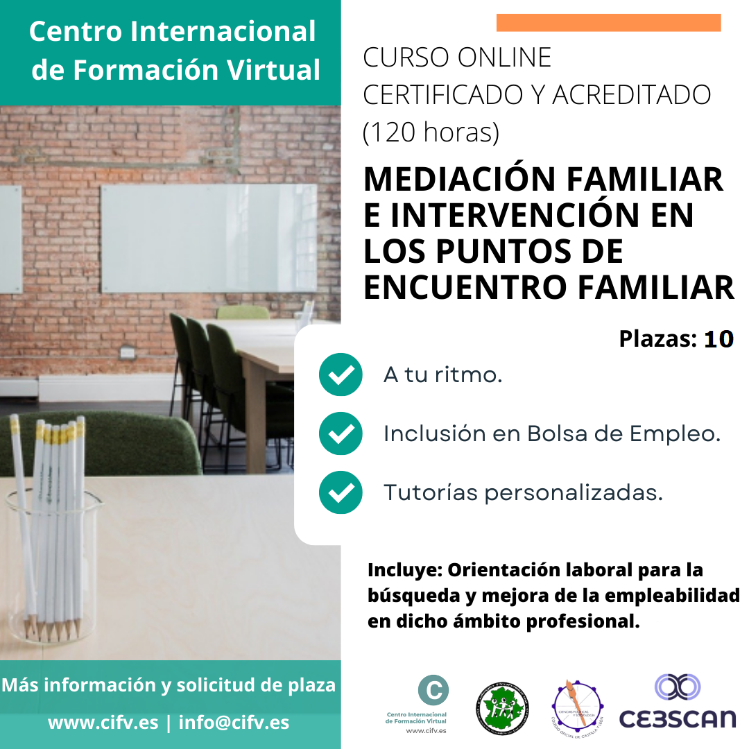 mediacion familiar punto de encuentro familiar curso online