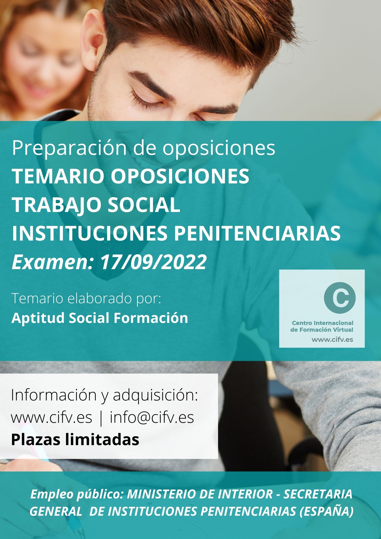 Adquisición TEMARIO ACTUALIZADO 2022 : Oposiciones Trabajo Social-Instituciones Penitenciarias.