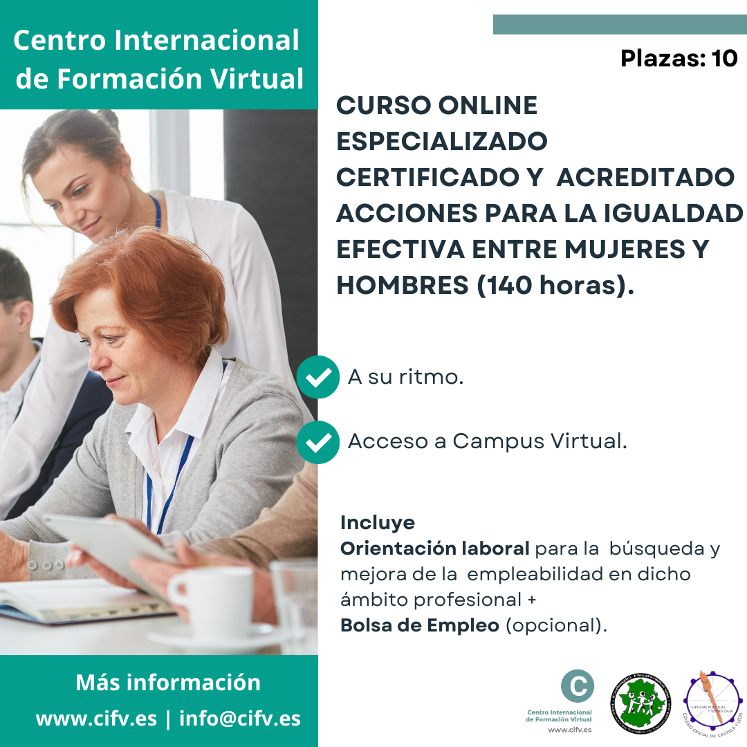 ACCIONES PARA LA IGUALDAD EFECTIVA ENTRE MUJERES Y HOMBRES 