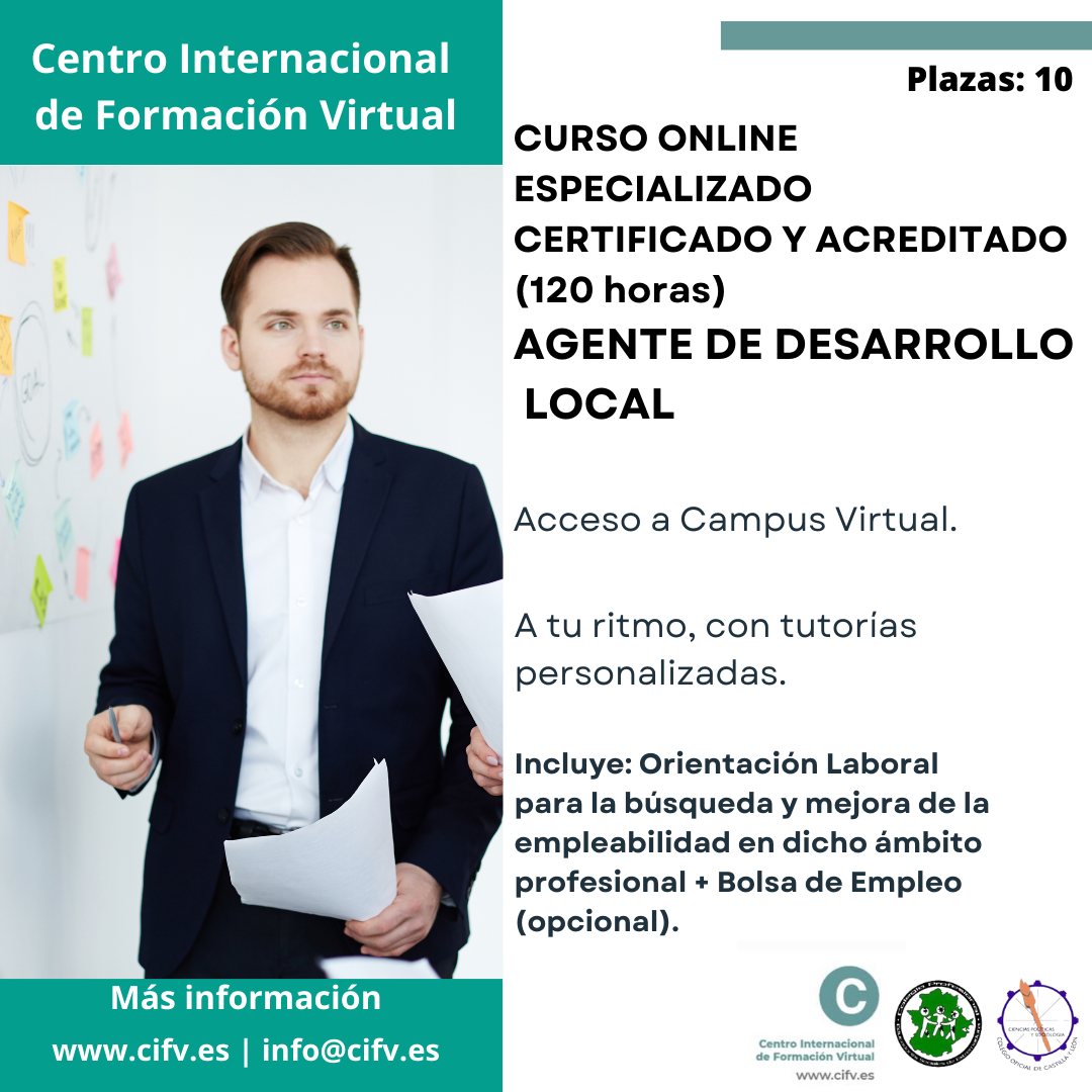 AGENTE DE DESARROLLO LOCAL 
