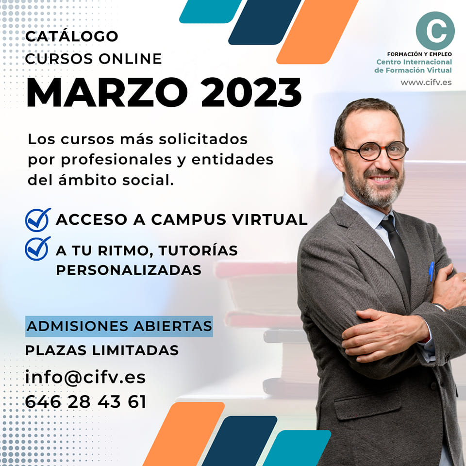 CATALOGO FORMACION ONLINE CIFV CENTRO INTERNACIONAL DE FORMACION VIRTUAL MARZO 2023
