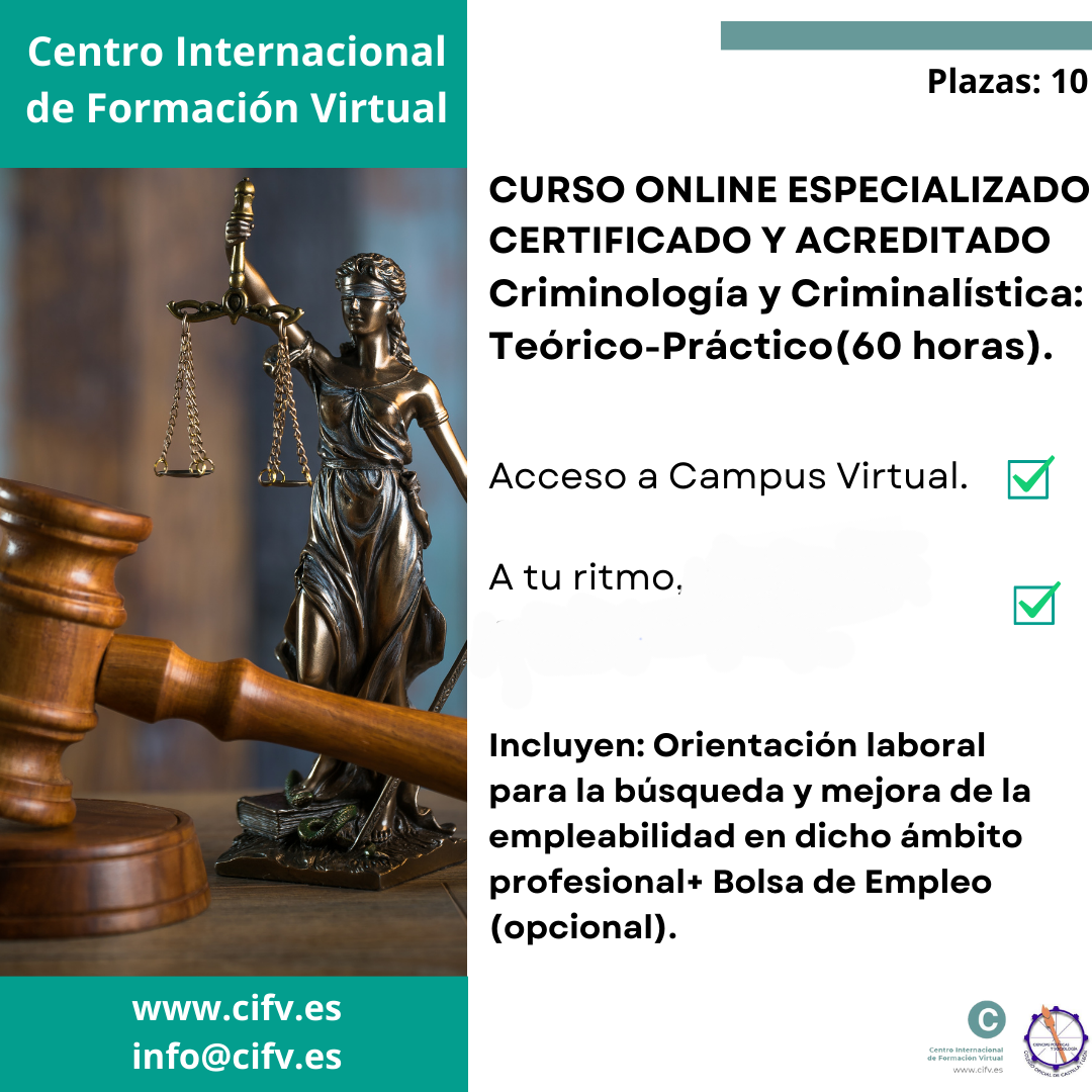 CRIMINOLOGIA CURSO ONLINE 