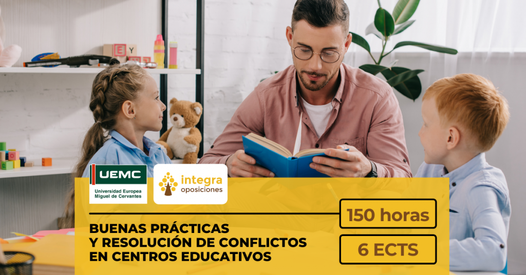 CURSO ONLINE HOMOLOGADO BUENAS PRACTICAS Y RESOLUCION DE CONFLICTOS EN CENTROS EDUCATIVOS