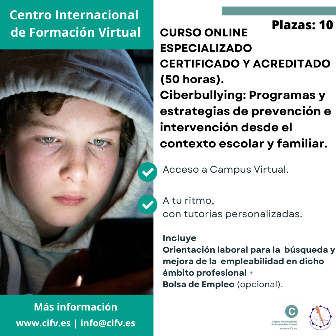 Ciberbullying programas y estrategias PREVENCION CURSO ONLINE