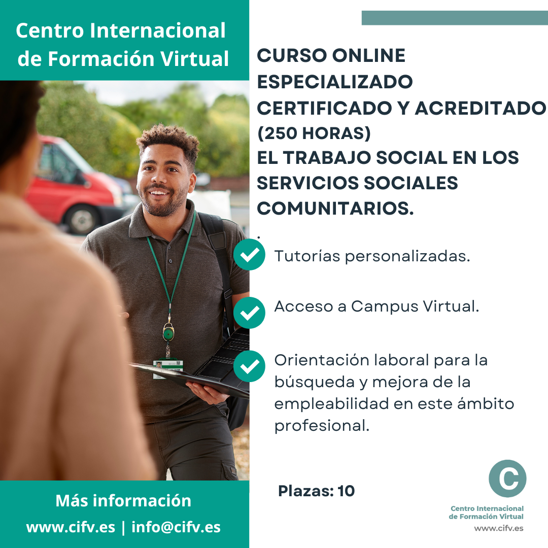 EL TRABAJO SOCIAL EN LOS SERVICIOS SOCIALES CURSO ONLINE