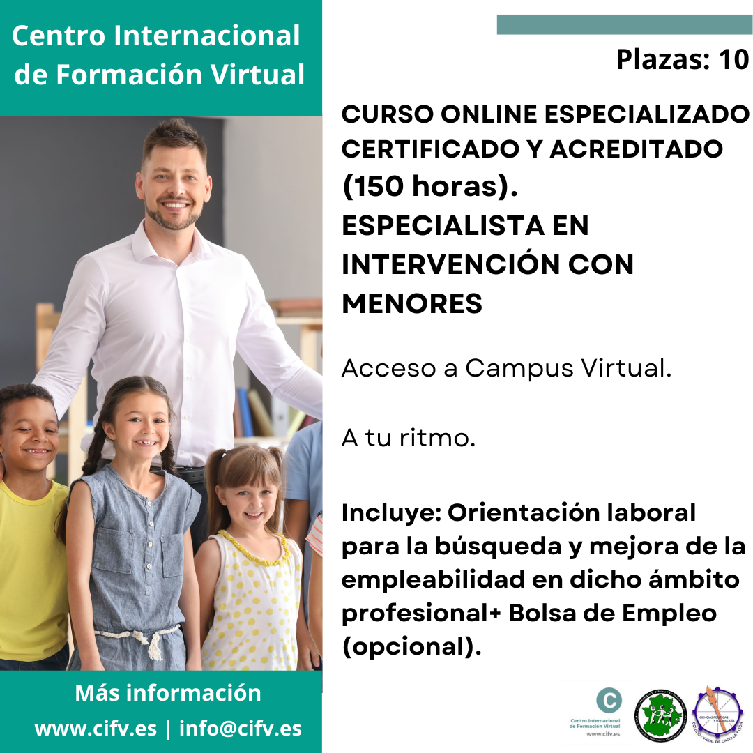 ESPECIALISTA INTERVENCION CON MENORES NUEVA EDICION