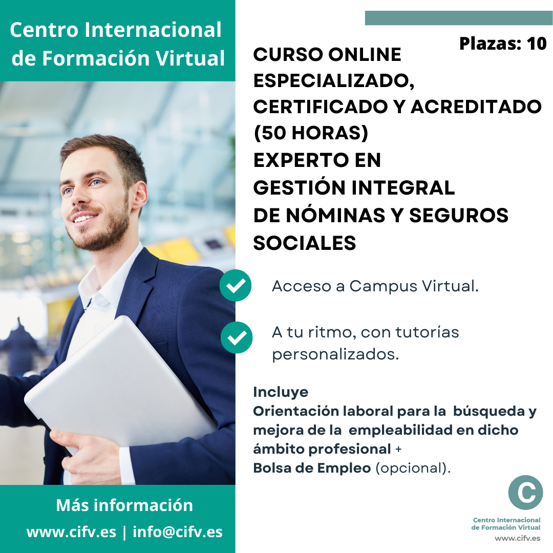 EXPERTO EN GESTION INTEGRAL DE NOMINAS Y SEGUROS SOCIALES
