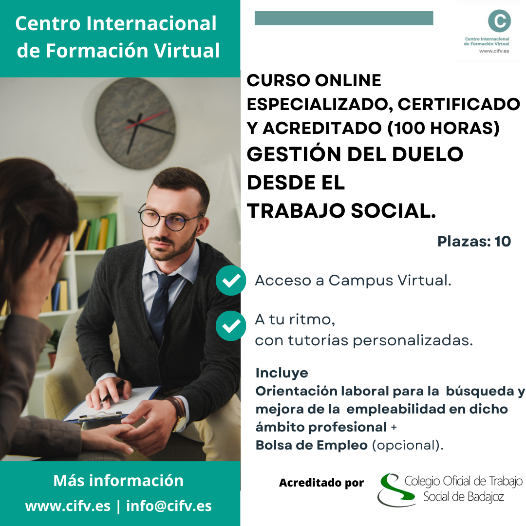 GESTION DEL DUELO TRABAJO SOCIAL CURSO