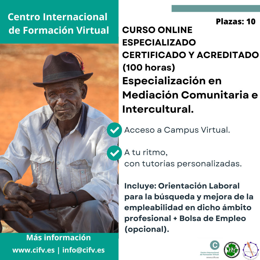 MEDIACION COMUNITARIA E INTERCULTURAL ESPECIALIZACION