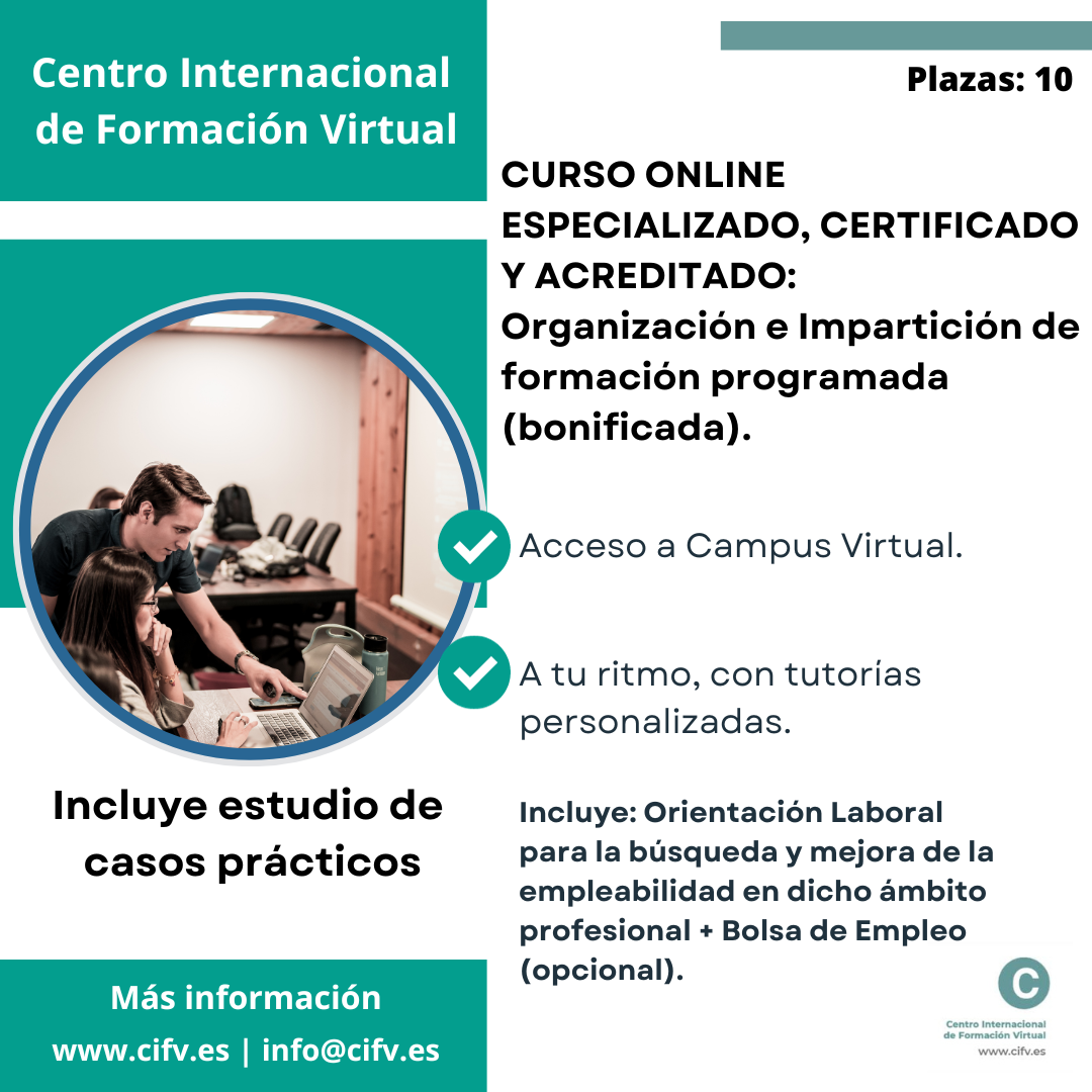 ORGANIZACION E IMPARTICION FORMACION BONIFICADA