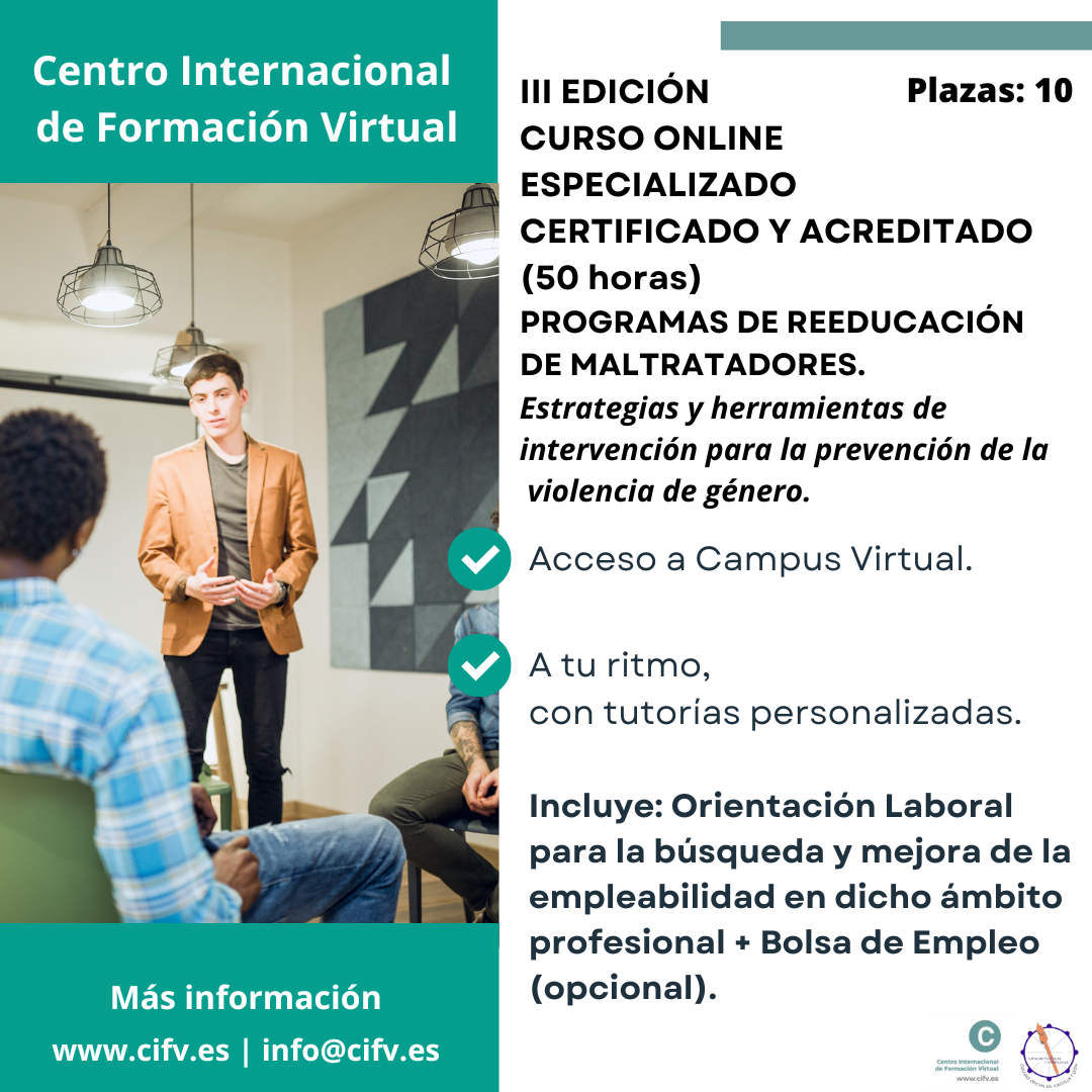 PROGRAMA REEDUCACION MALTRATADORES CURSO ONLINE