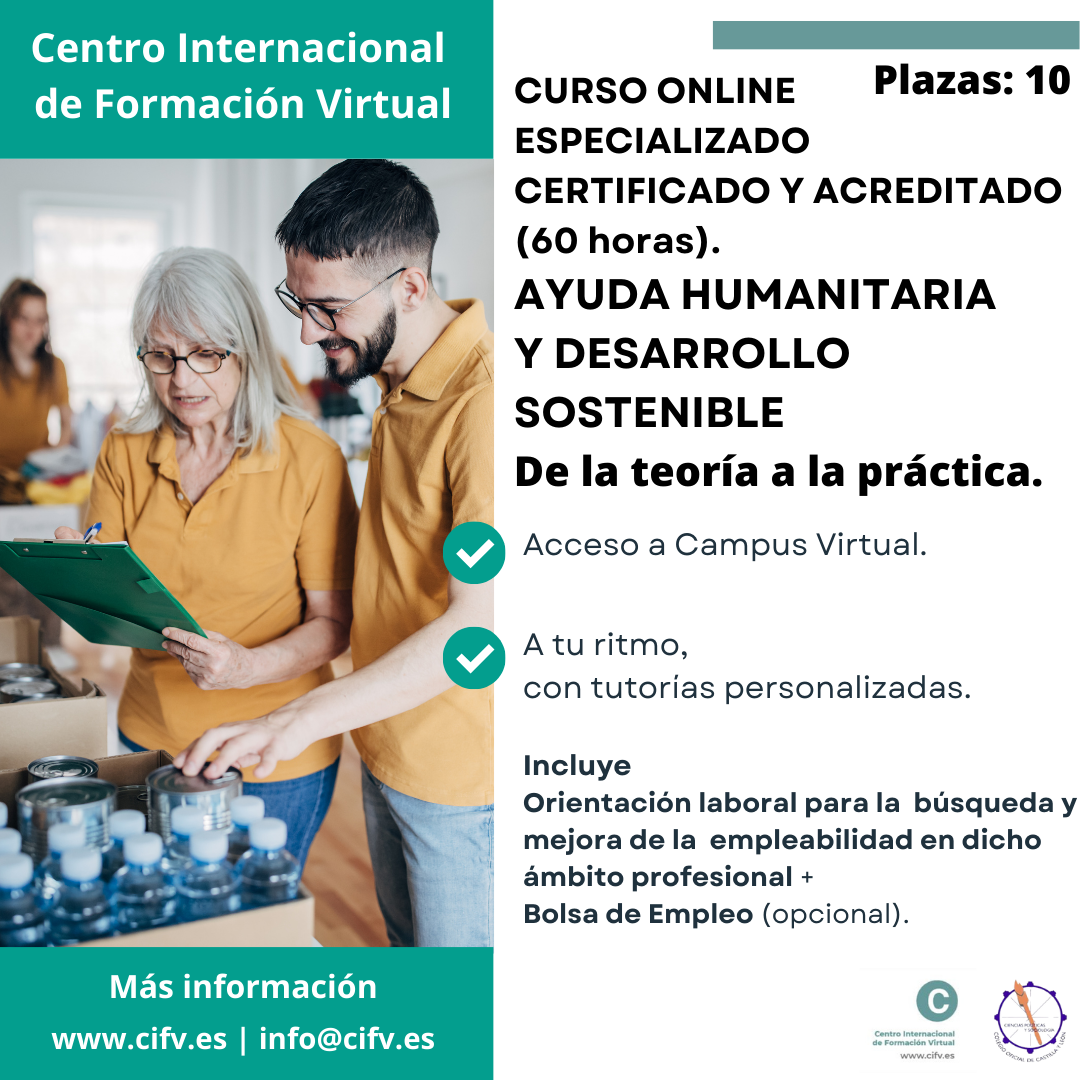 ayuda humanitaria y desarrollo sostenible