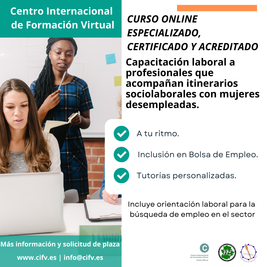 capacitacion itinerarios a mujeres desempleadas