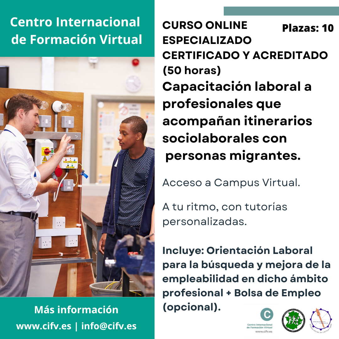 capacitacion itinerarios a personas migrantes