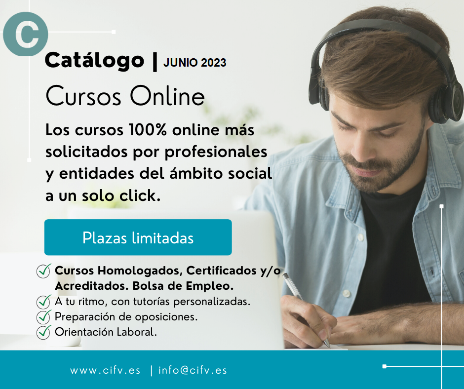 Convocatoria junio 2023. Catálogo completo: Cursos Online. Plazas limitadas.