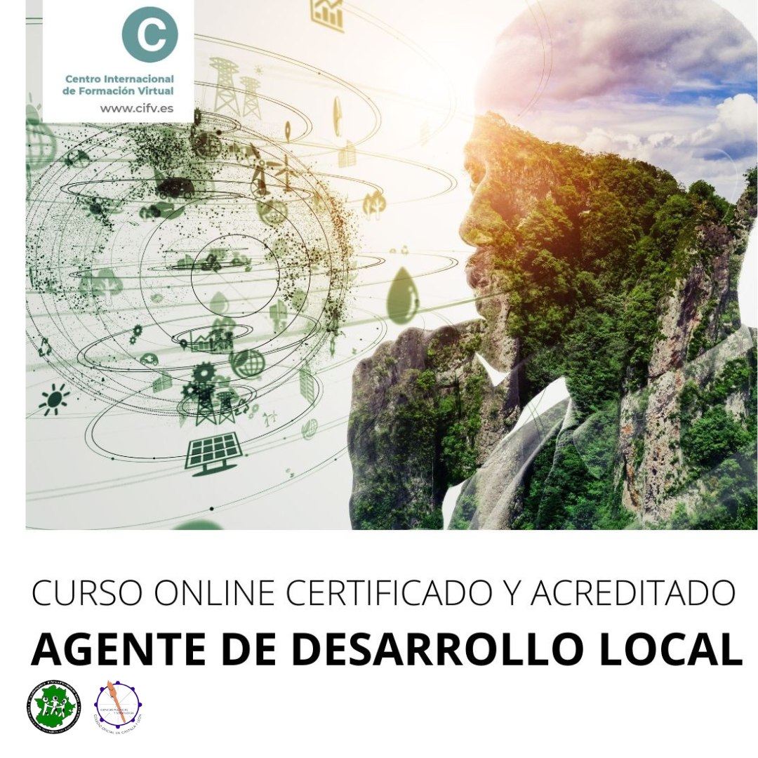 ¡Abierto plazo de preinscripción! Curso Online Especializado, Certificado y Acreditado: Agente de Desarrollo Local. Plazas: 10.