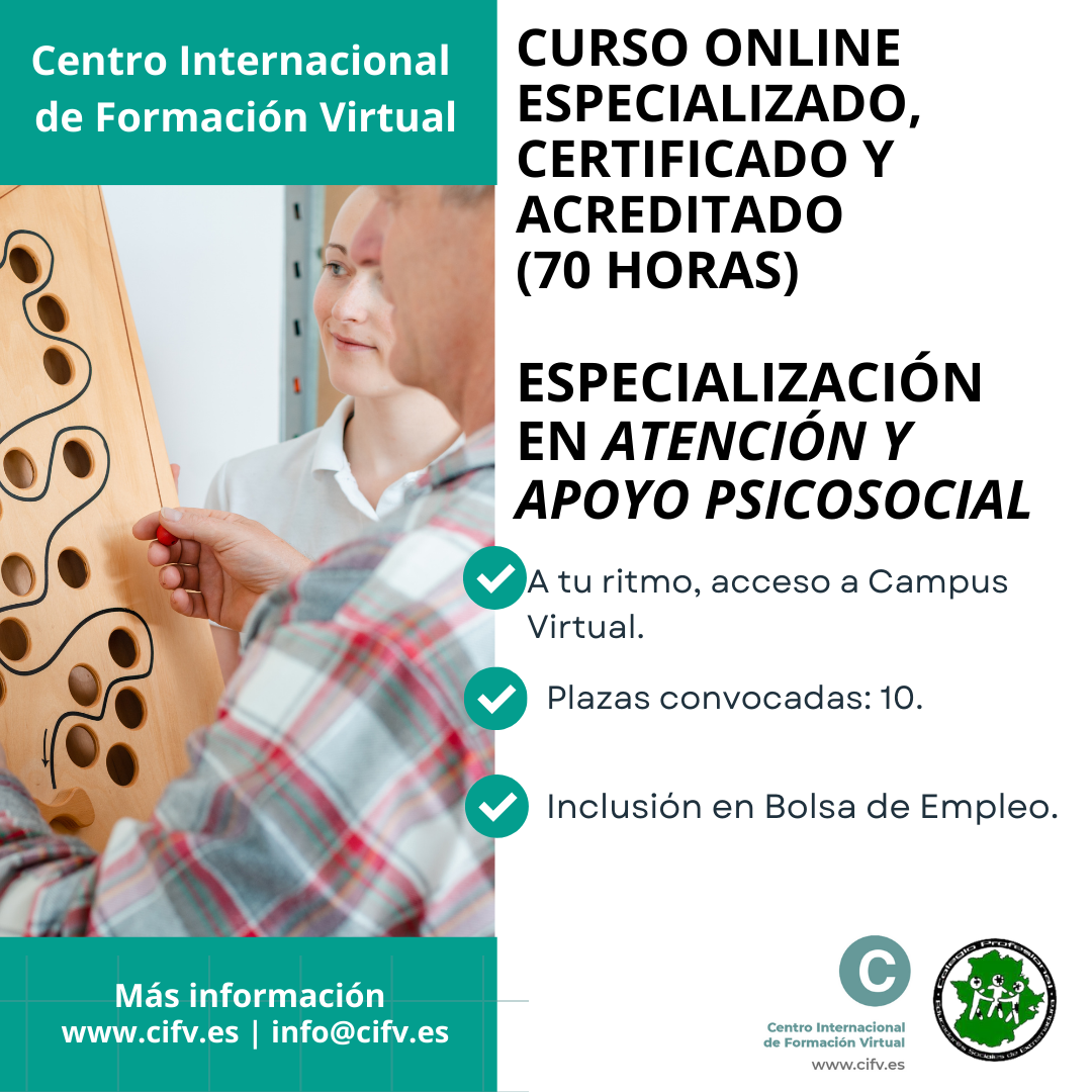 curso online atencion y apoyo psicosocial