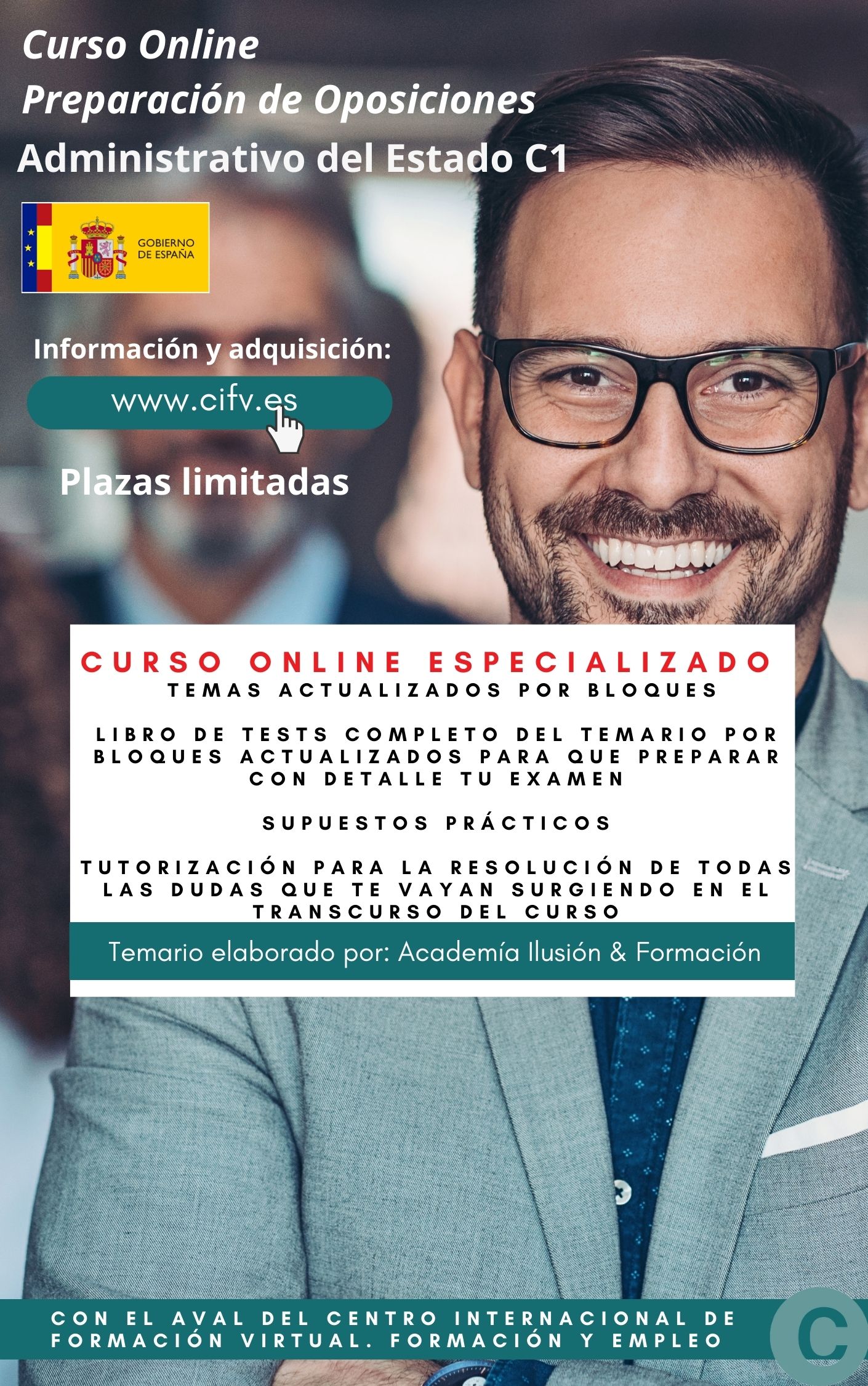curso online oposiciones administrativos del Estado