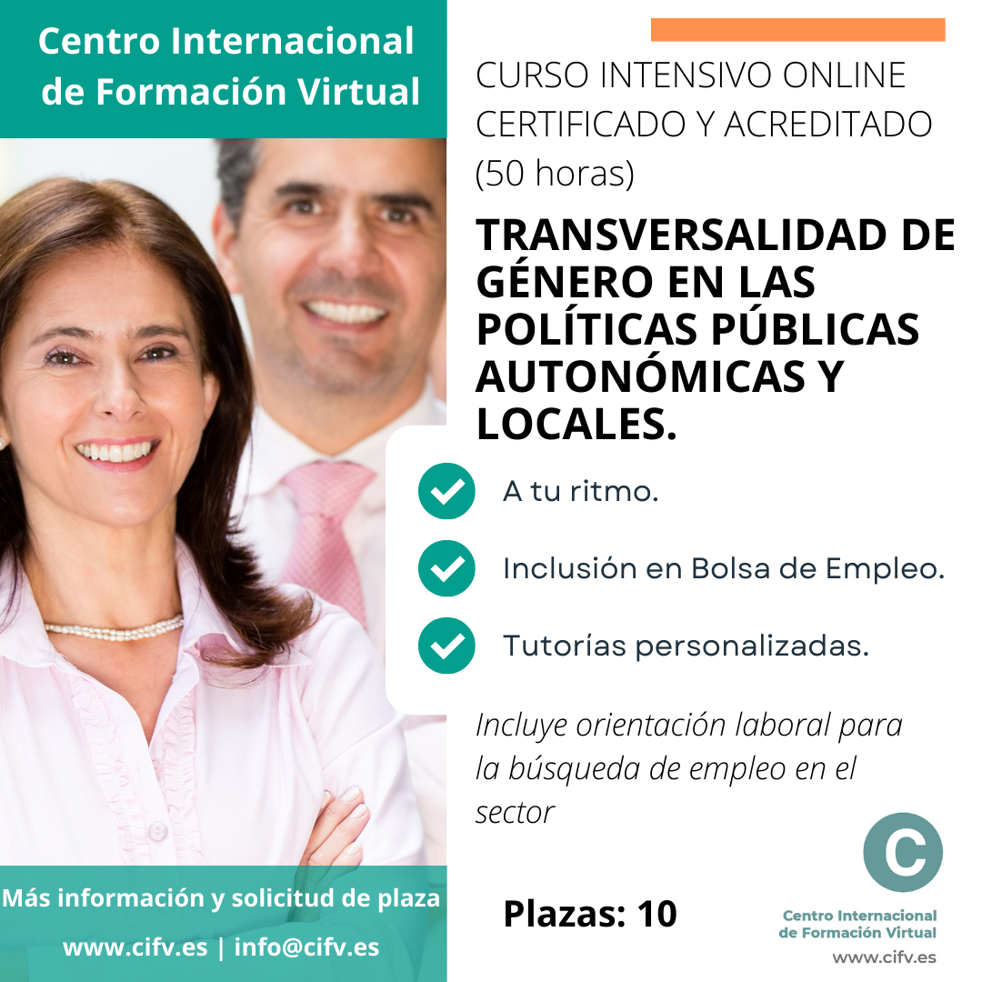 curso online transversalidad de genero