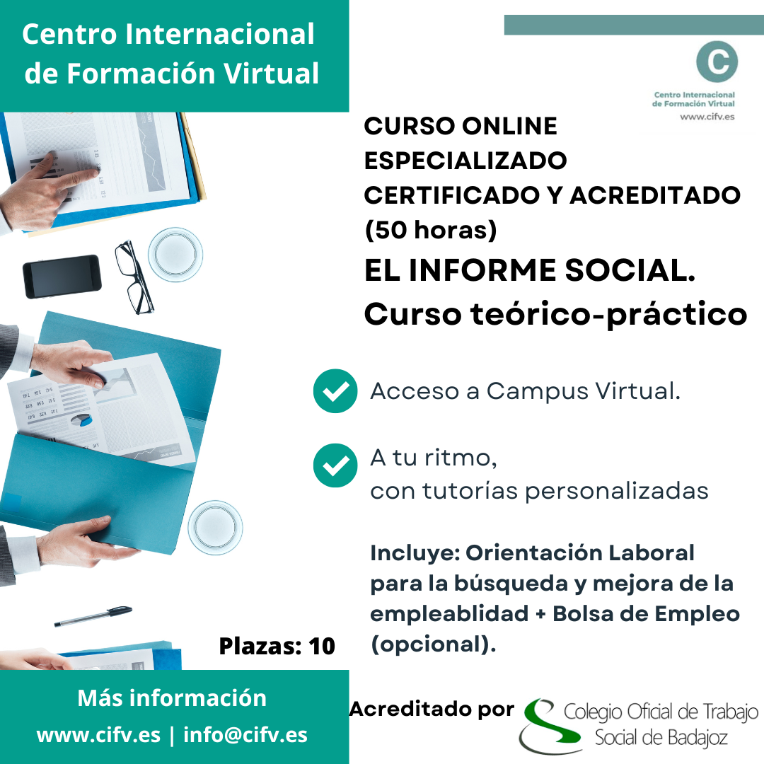 el informe social curso online