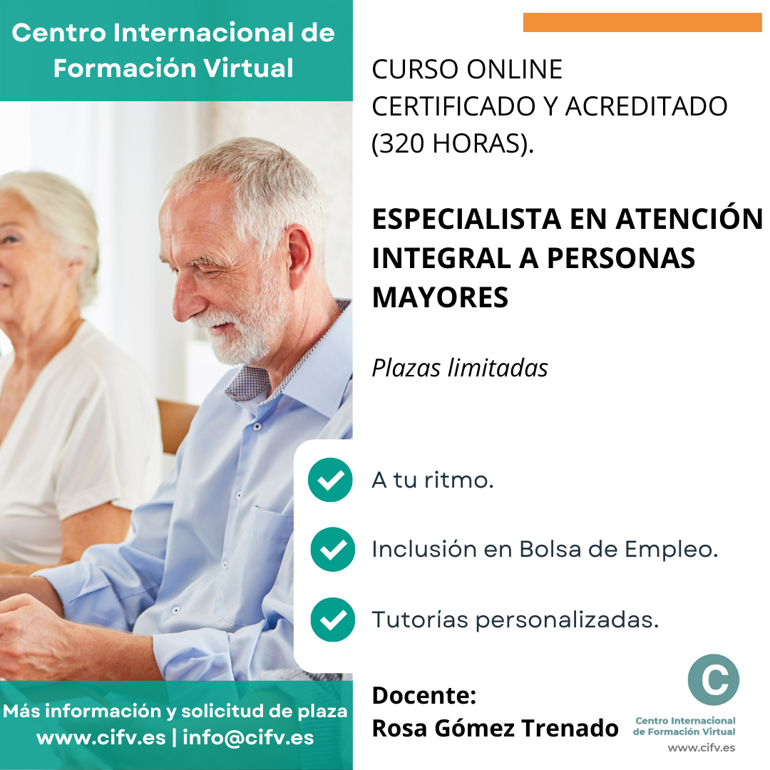 especialista en atencion integral de personas mayores