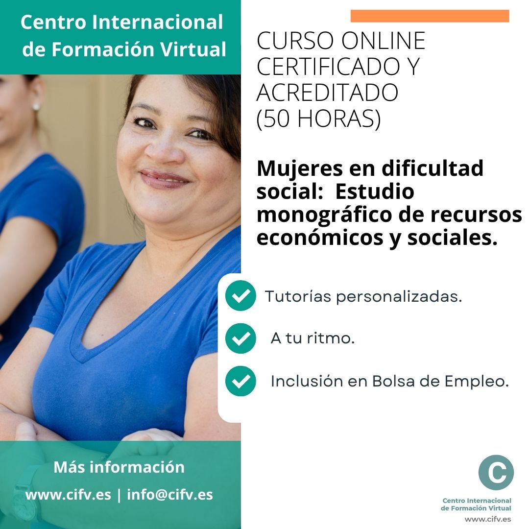 mujeres en dificultad social curso online 