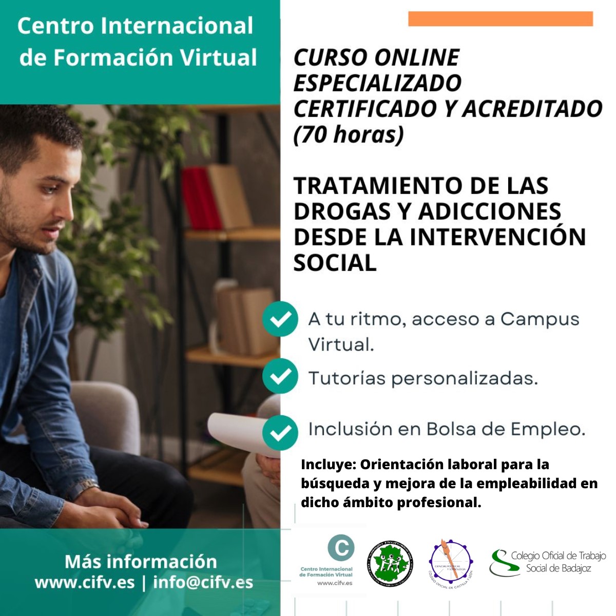 tratamiento de adicciones curso online