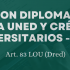 Cursos Online con Diplomas emitidos por la UNED (DRED art. 83 LOU) con créditos ECTS. Organizados e impartidos por el Centro Internacional de Formación Virtual. Formación y Empleo.